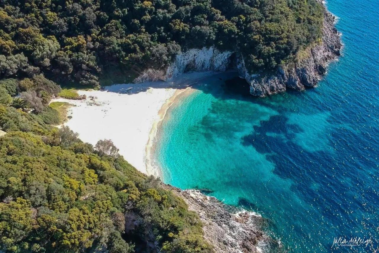La Maisonette House In The Heart Of Liapades Close To Rovinia Beach & Paleokastritsa Εξωτερικό φωτογραφία